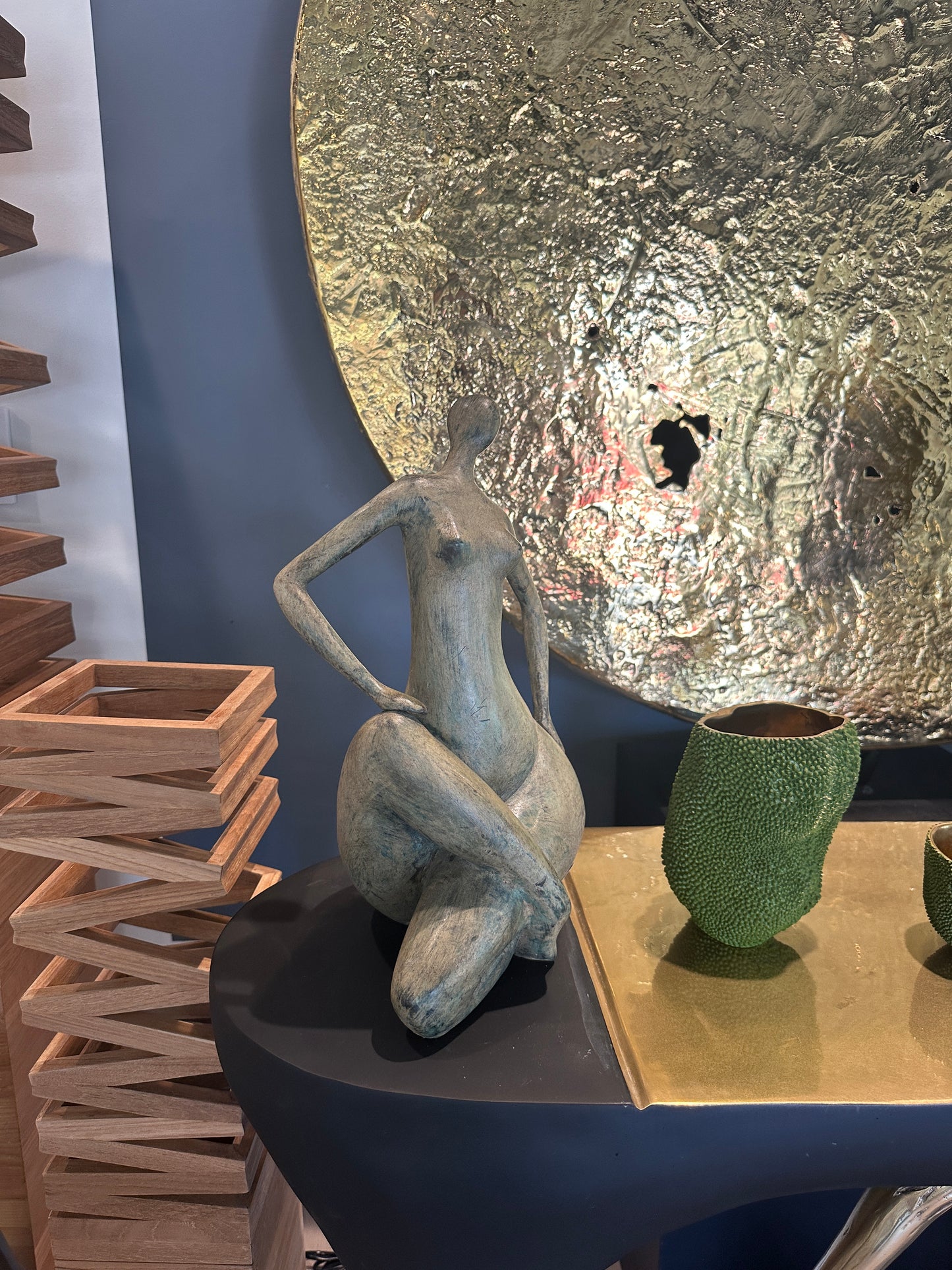 The Turning Muse Bronze Sculpture | Chantr Living