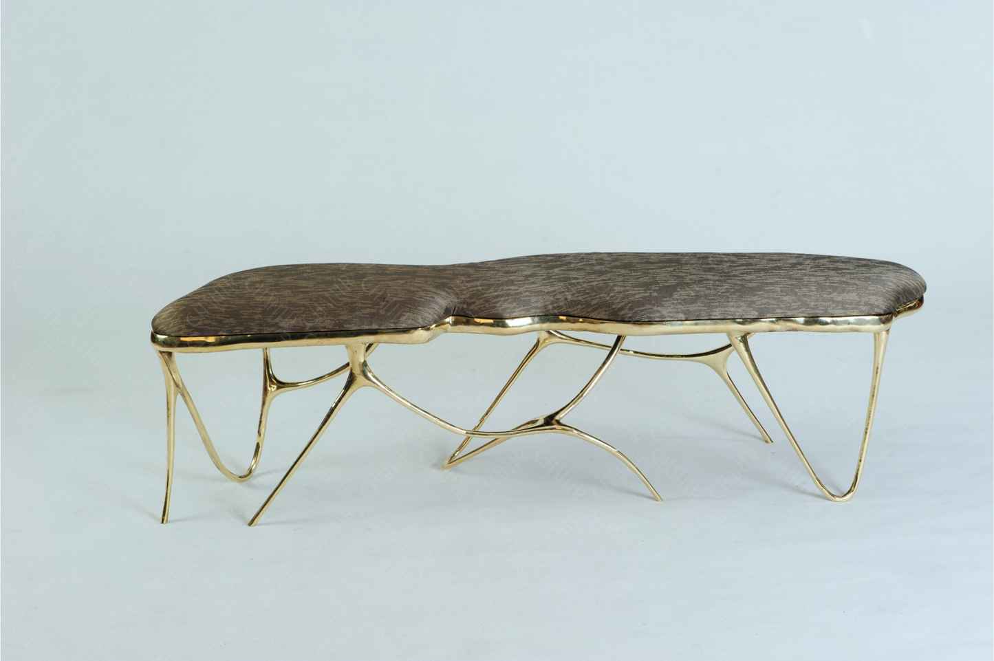 Sumi Studio Bench (Gold Finish)