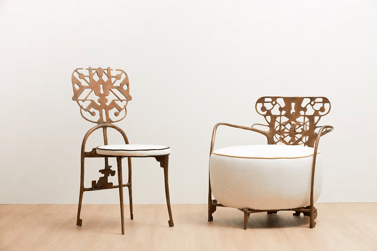 Relic Dining Chair (Bronze Finish)