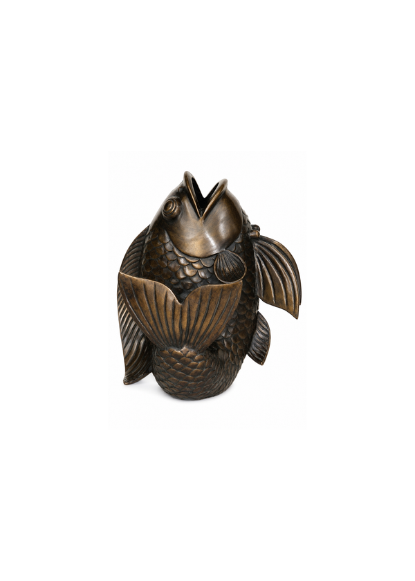 Bronze fish figurine 