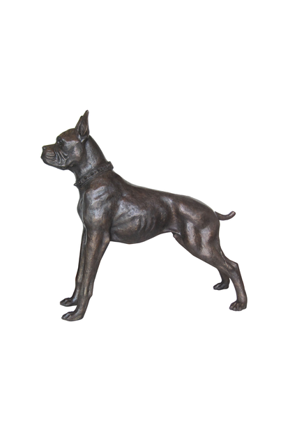 Noble Pitbull Bronze Sculpture | Chantr Living