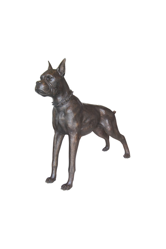 Noble Pitbull Bronze Sculpture | Chantr Living