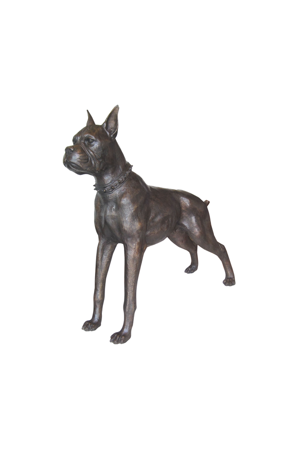 Noble Pitbull Bronze Sculpture | Chantr Living
