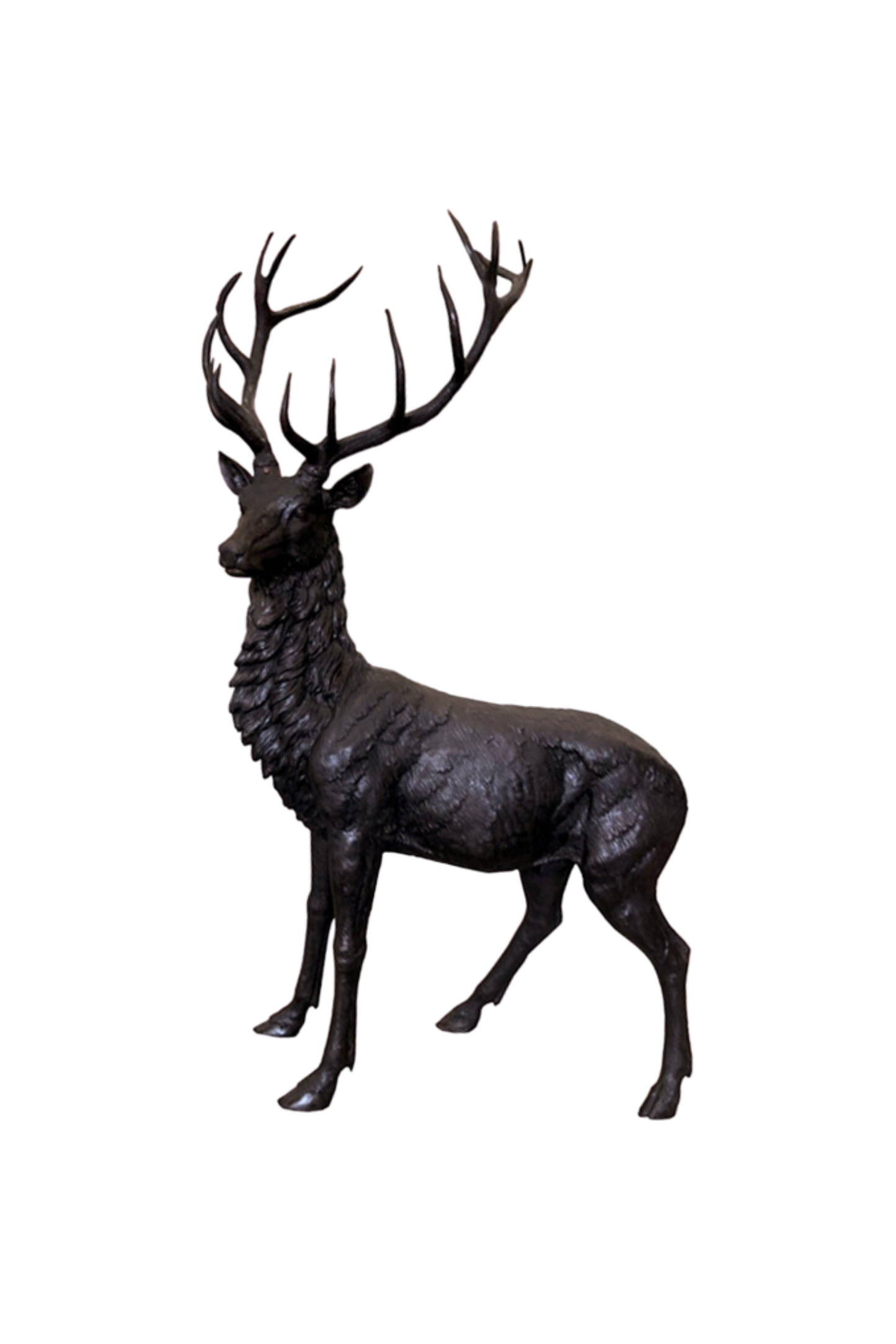 Large Deer Bronze Sculpture | Chantr Living
