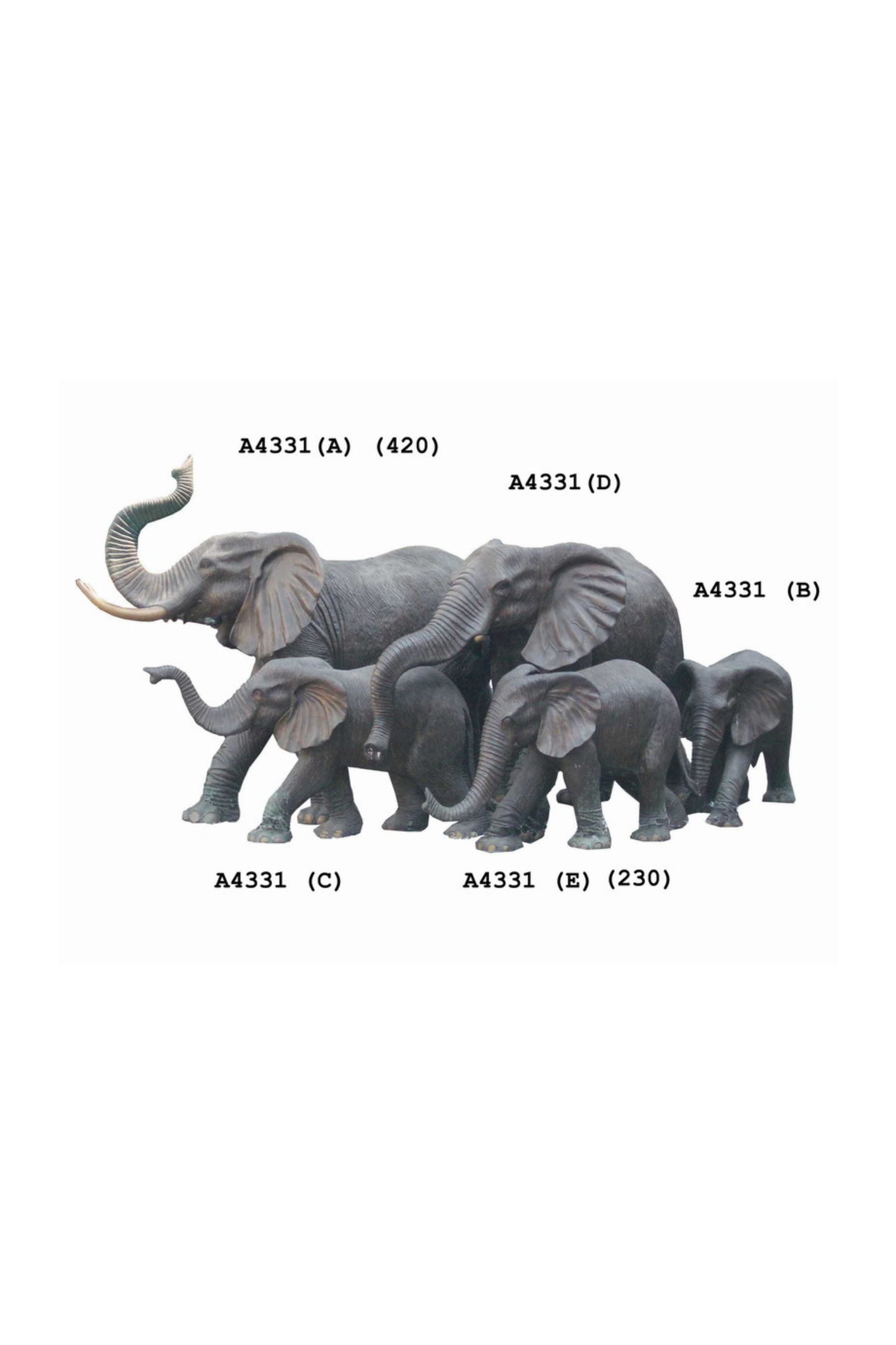 Elephant Sculpture Bronze Sculpture | Chantr Living