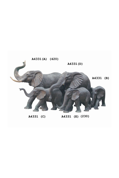 Elephant Sculpture Bronze Sculpture | Chantr Living