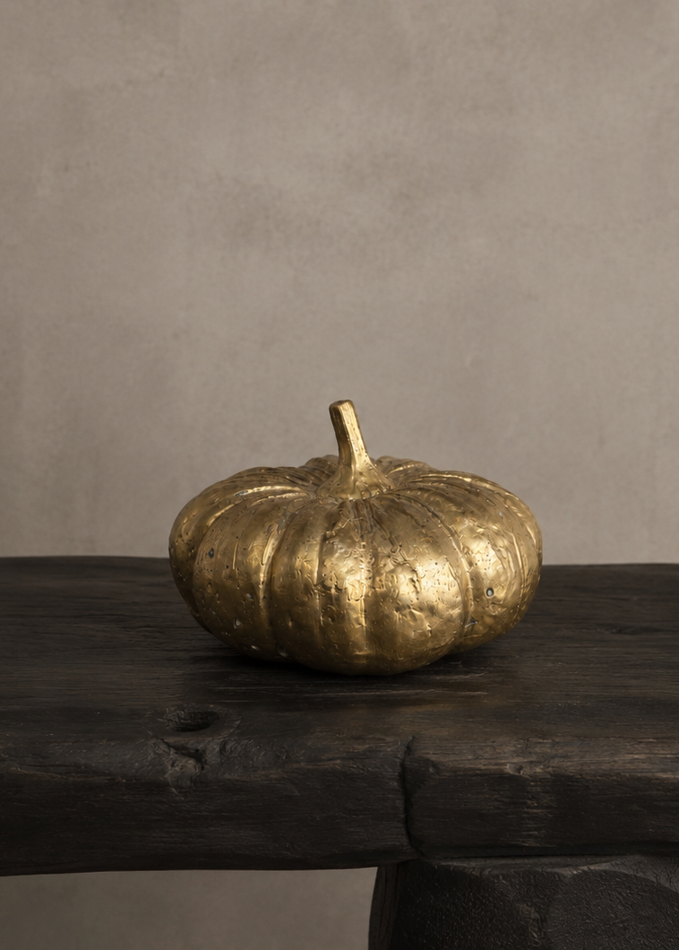 Brass pumpkin