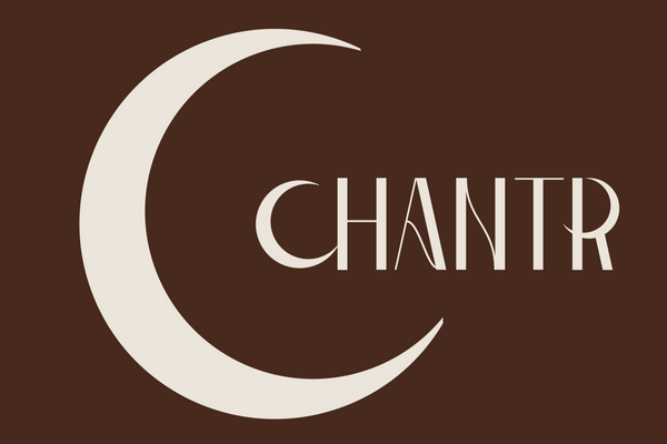 Logo with a stylized 'C' and 'CHANTR' text on a brown background