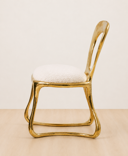 Butterfly Brass Dining Chair