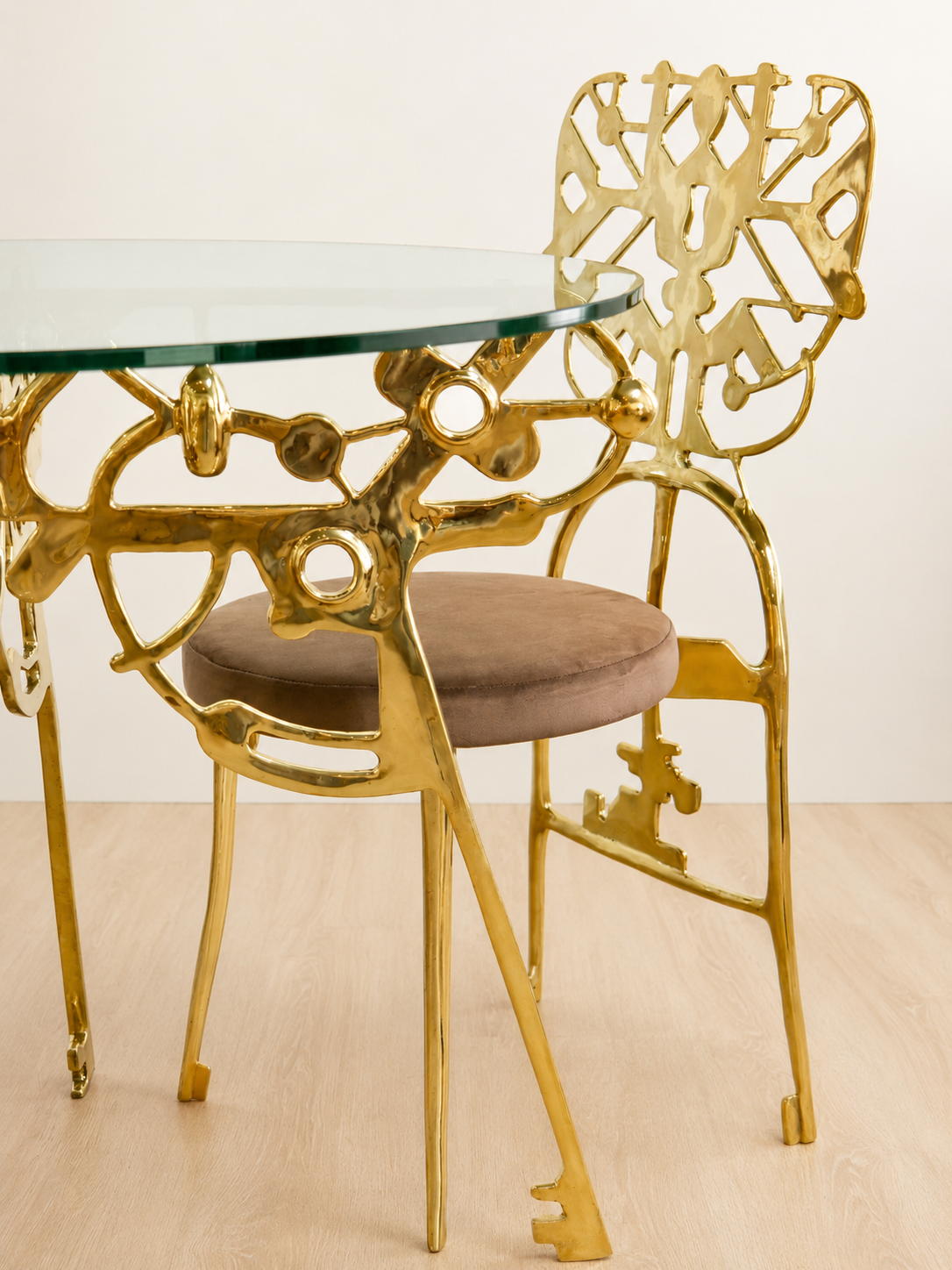 Relic Dining Chair (Polished Finish)