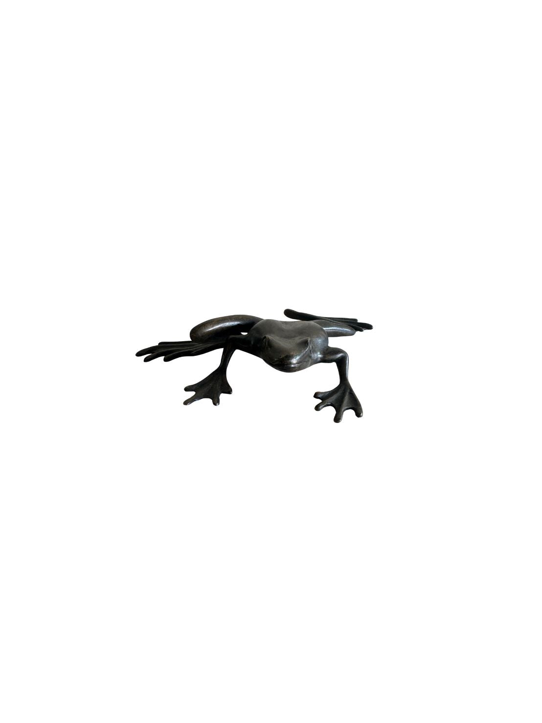 Climbing Frog Bronze Sculpture | Chantr Living