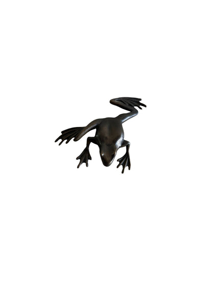 Climbing Frog Bronze Sculpture | Chantr Living