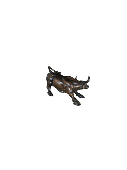 Charging Bull Bronze Sculpture | Chantr Living