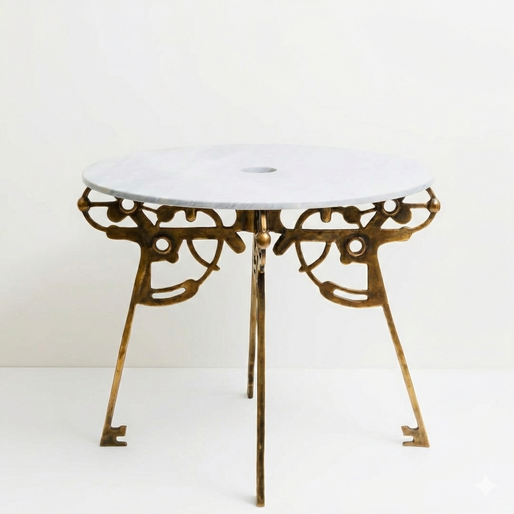 Relic Entry Table (Gold Finish)