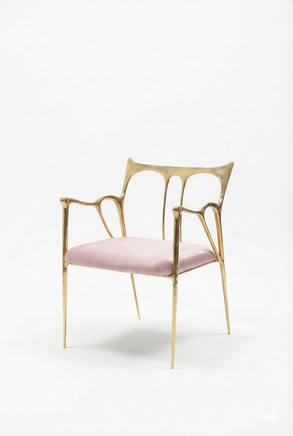 Sumi Studio Chair (Gold Finish)