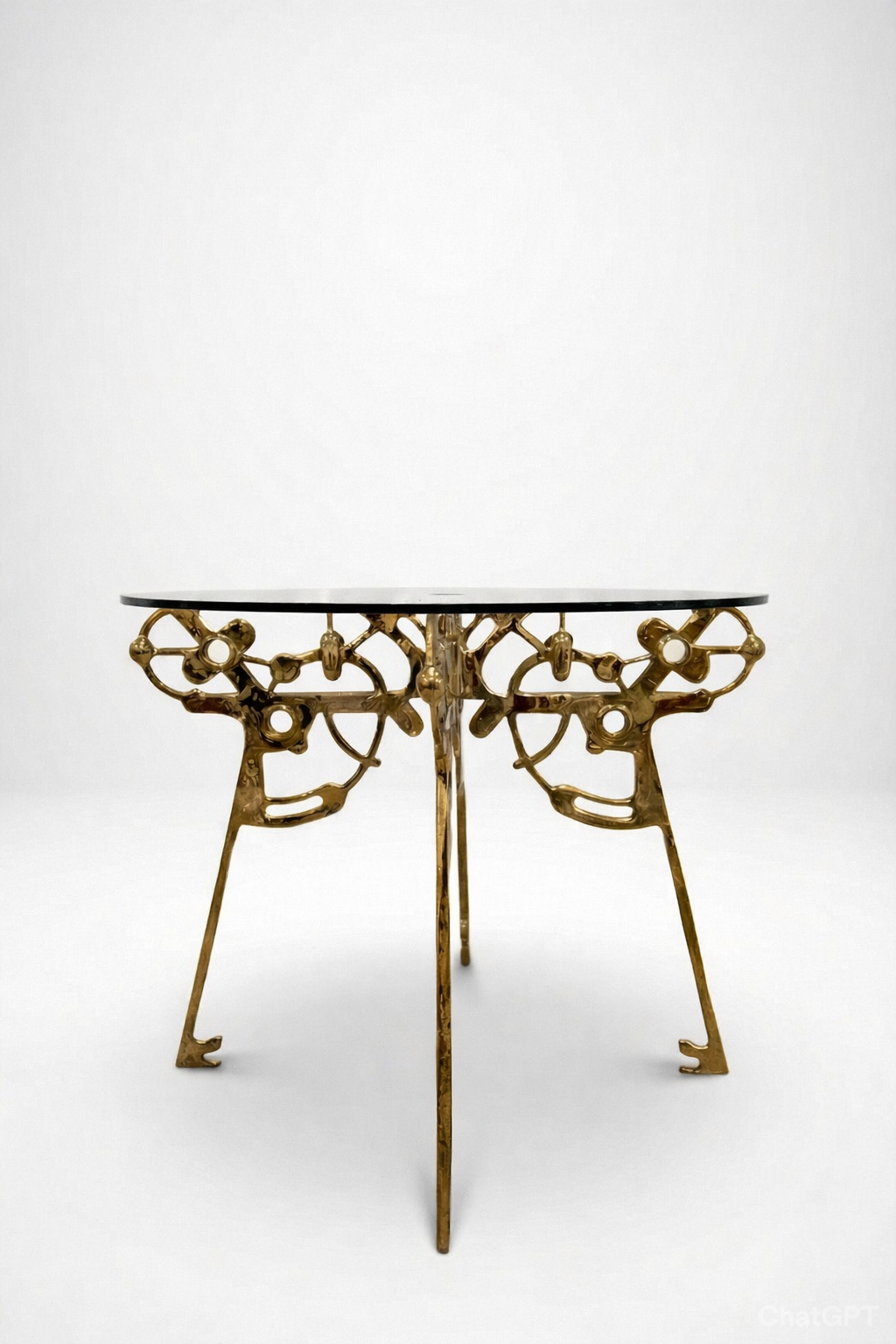 Relic Entry Table (Gold Finish)