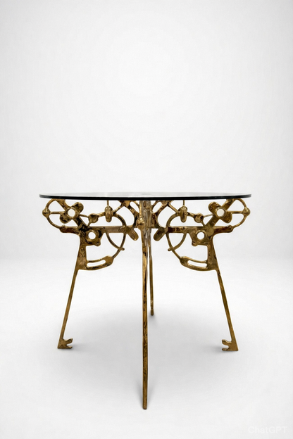Relic Entry Table (Gold Finish)