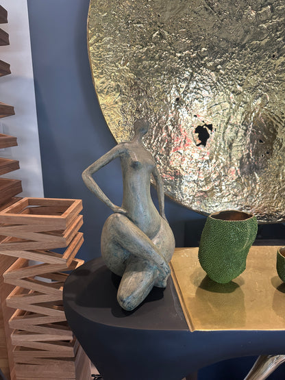The Turning Muse Bronze Sculpture | Chantr Living