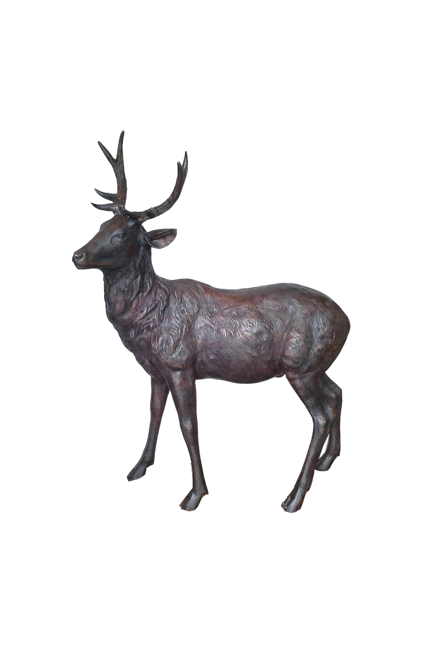 Large Deer Bronze Sculpture | Chantr Living