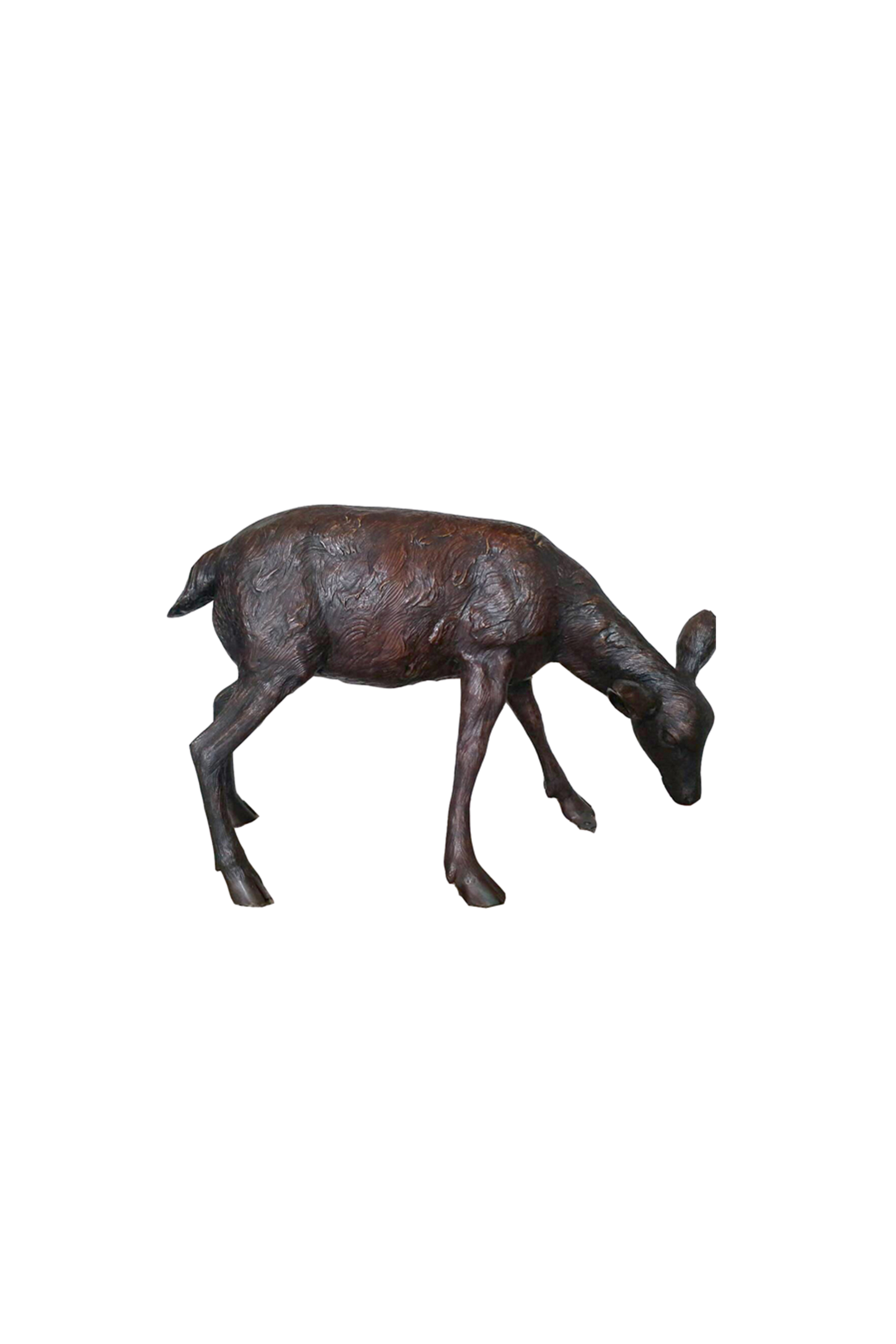 Small Deer Bronze Sculpture | Chantr Living