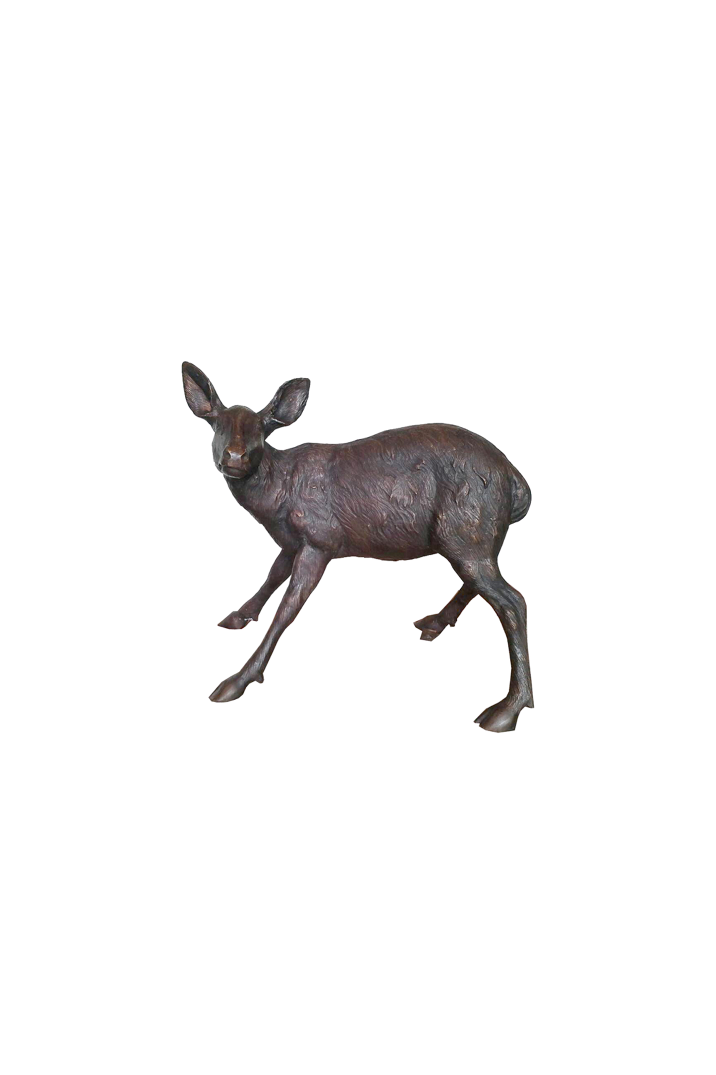 Mini Deer Bronze Sculpture | Chantr Living