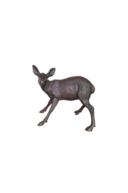 Mini Deer Bronze Sculpture | Chantr Living