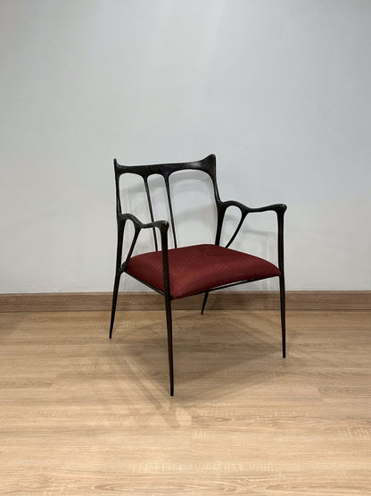 Sumi Studio Chair Curved Back (Black Finish)