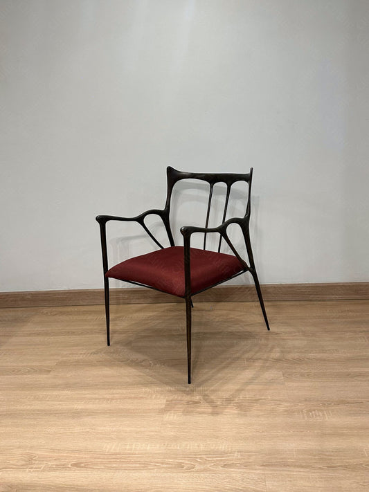 Sumi Studio Chair Curved Back (Black Finish)