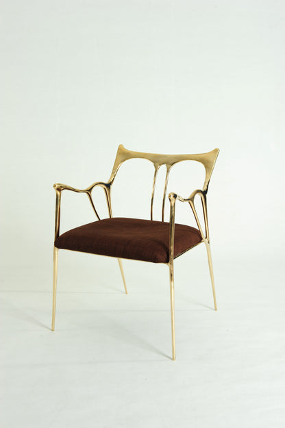 Sumi Studio Chair (Gold Finish)